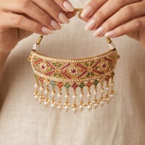 Nazaakat Jadau Choker With Earrings