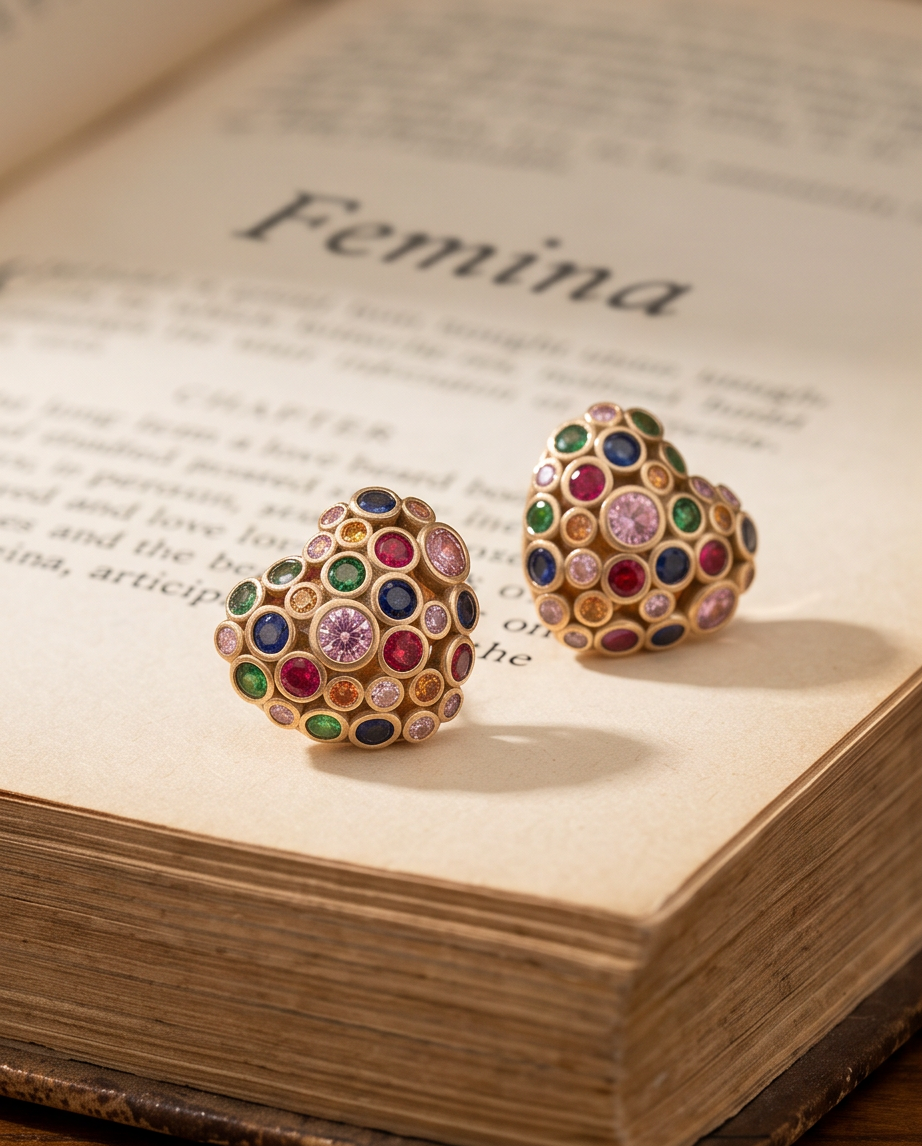 Starlit Romance Studs