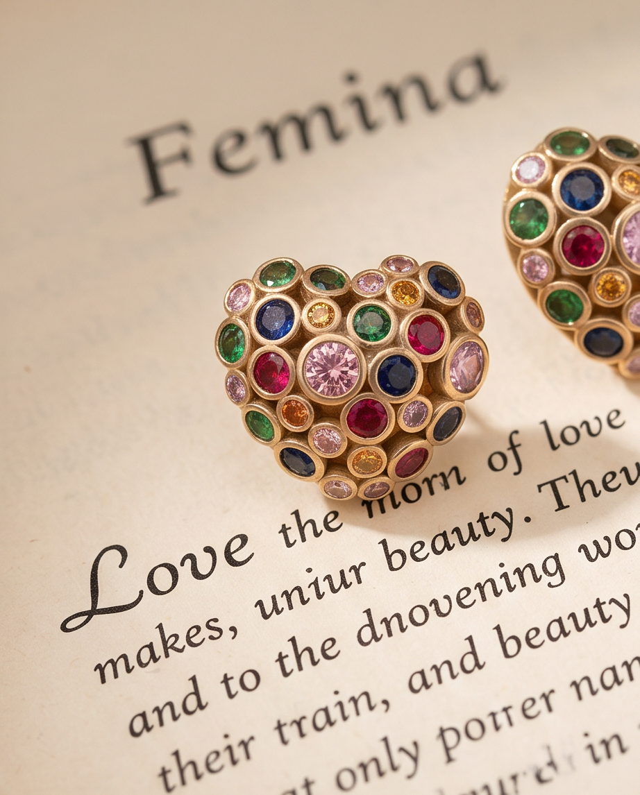 Starlit Romance Studs - Image 5