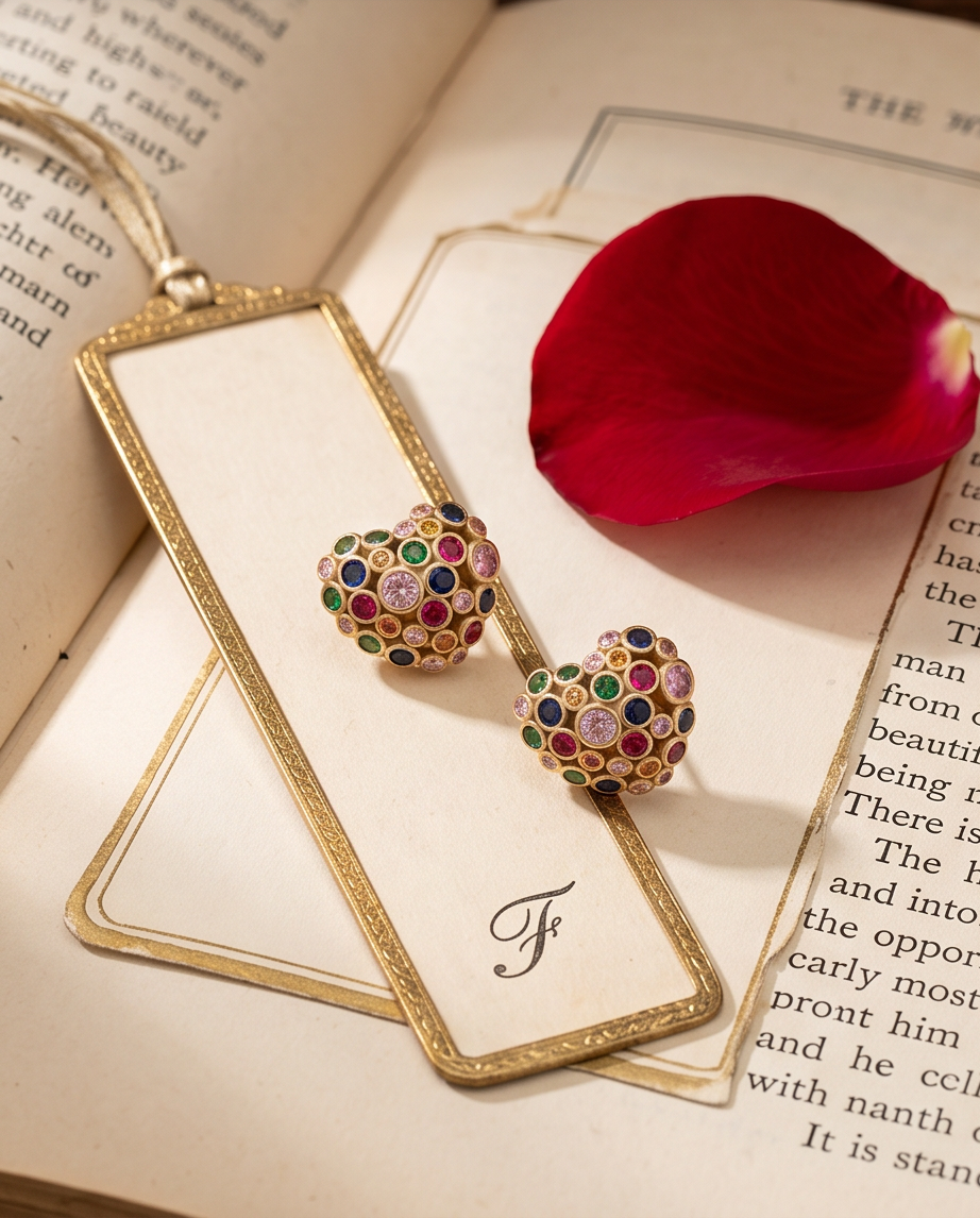 Starlit Romance Studs - Image 6