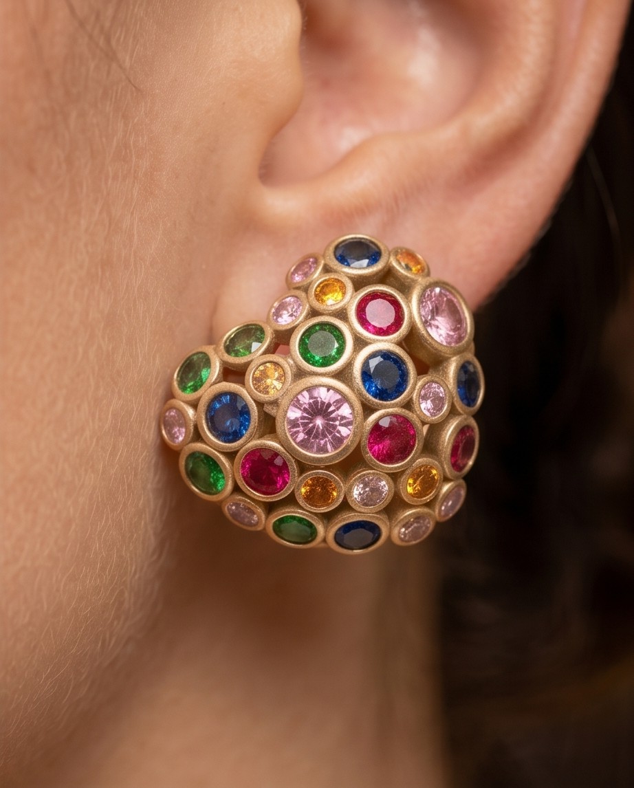 Starlit Romance Studs - Image 4