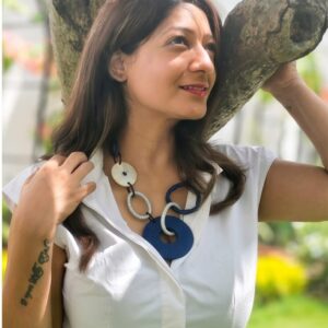Azure Orbit Necklace