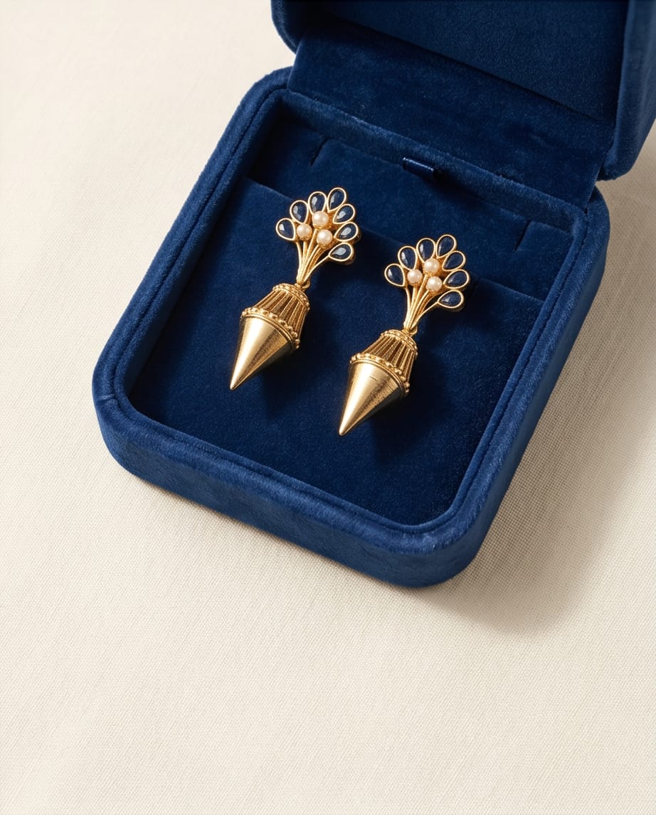 Peacock Royale Earrings - Image 5