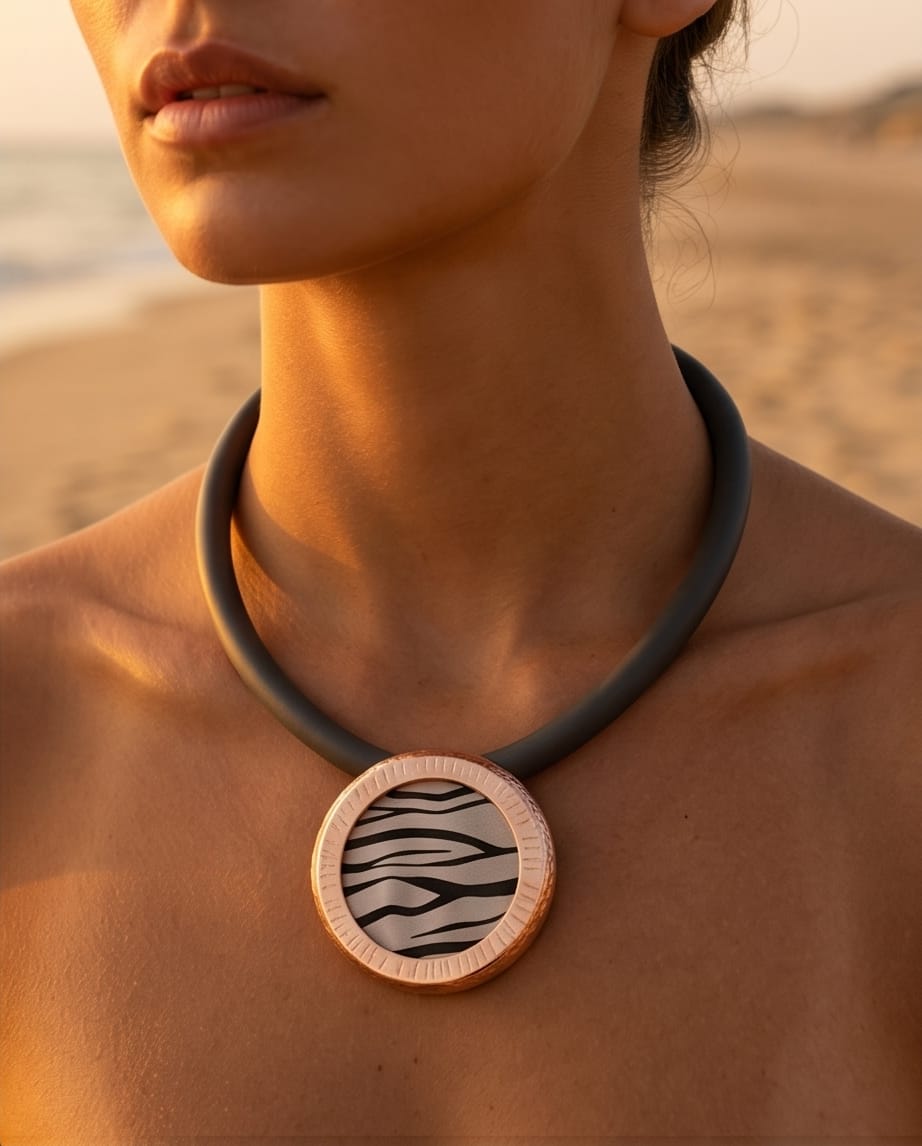 Zebra Muse Necklace - Image 2