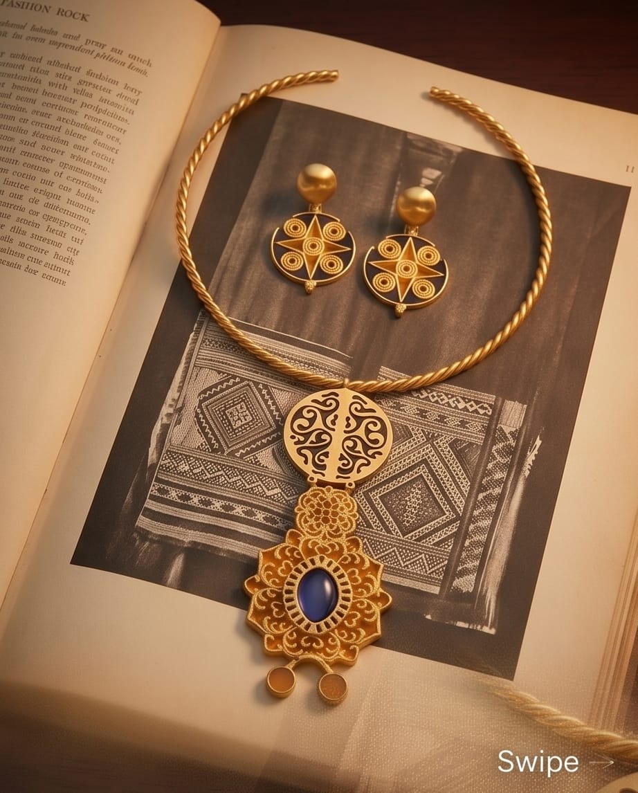 Neelambara Statement Collar
