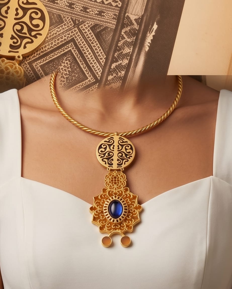 Neelambara Statement Collar - Image 2