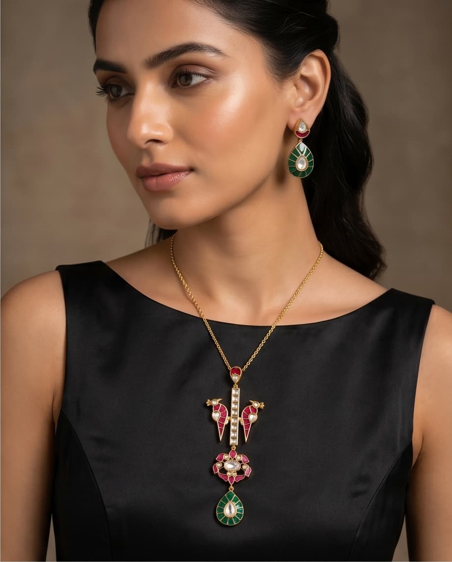 Mayurika Pendant Set - Image 5