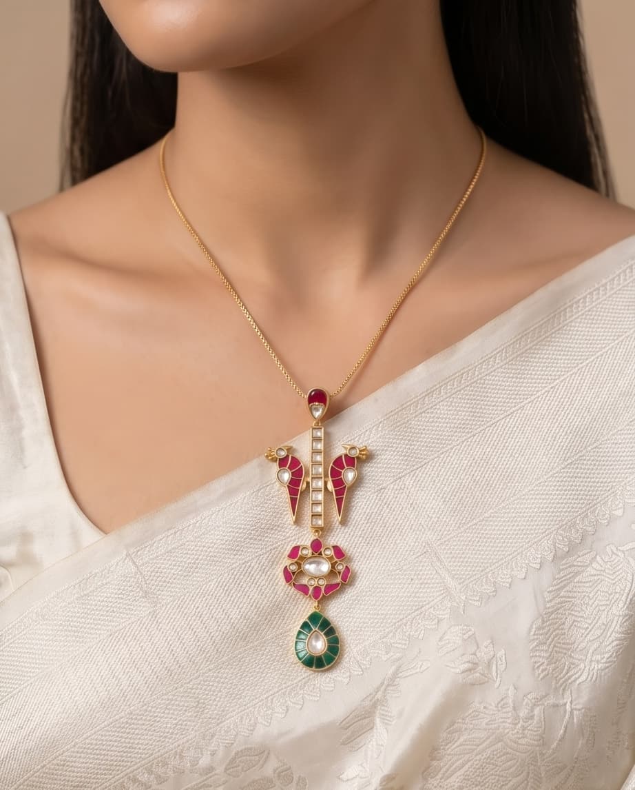 Mayurika Pendant Set - Image 2