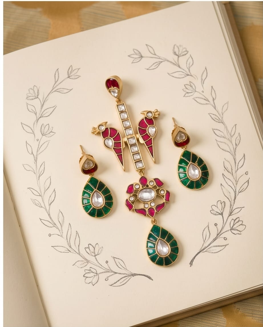 Mayurika Pendant Set - Image 3