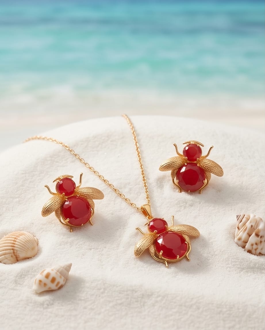 Harvest Bee Pendant Set - Image 2