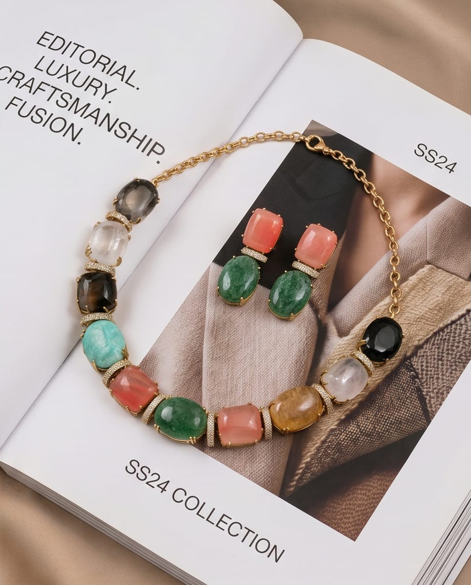 Aurora Gem Statement Set