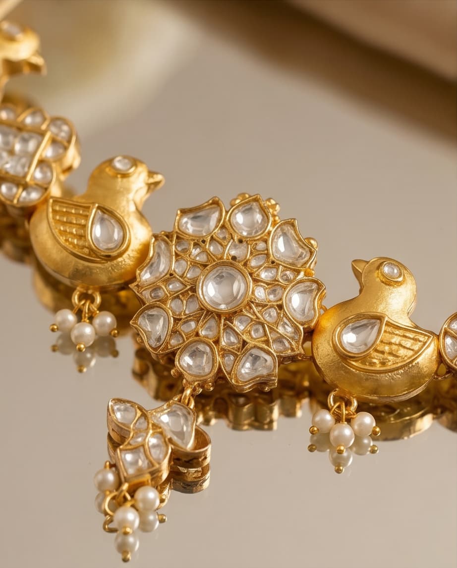 Mayura Kundan Haar - Image 3